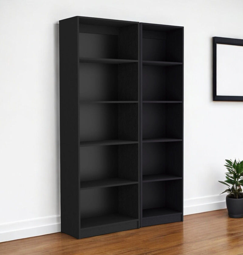 Five Tier Bookcase (546337) - Black