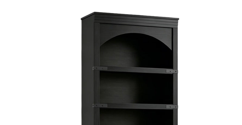 Four Tier USB Bookcase - Black