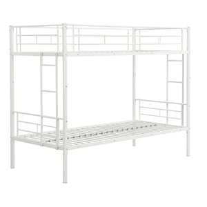 METAL BUNK BED  WHITE