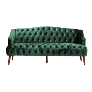 Comfy 3 Seat Sofa With Wooden Legs, For Living Room And Study
