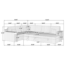 Load image into Gallery viewer, Thurston - Storage Sectional Sofa With Pop Up Bed
