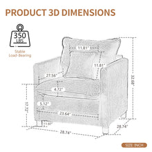 Load image into Gallery viewer, Modern Reading Armchair
