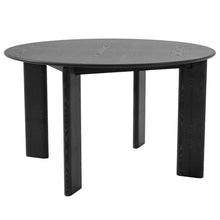 Load image into Gallery viewer, 51" Solid Wood Round Top Dining Table - Black
