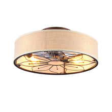 Load image into Gallery viewer, Lotus Bladeless Ceiling Fan With Remote Control For Living Room - Matte Black
