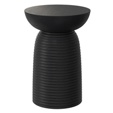 Load image into Gallery viewer, Boyd - Ribbed Accent Table - Black

