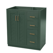 Load image into Gallery viewer, Retro Style Bathroom Vanity With 3 Drawers &amp; Soft-Closing Doors
