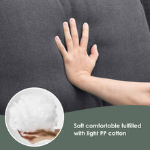 Load image into Gallery viewer, [VIDEO provided][New]90*88&quot; Terrycloth Modern Sectional Sofa,5-Seat Practical Couch Set with Chaise Lounge,L-Shape minimalist Indoor Furniture with 3 Pillows for Living Room,Apartment,Office, 3 Colors
