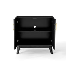 Load image into Gallery viewer, 32" Wood Accent Cabinet - Black
