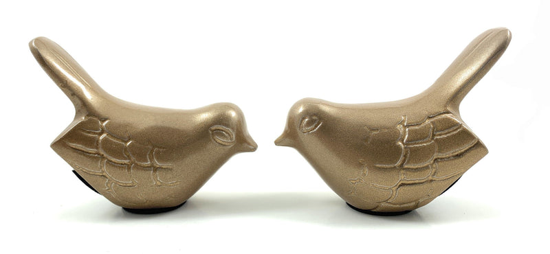 Bird Tabletop Sculpture (Set of 2) (482403) - Gold