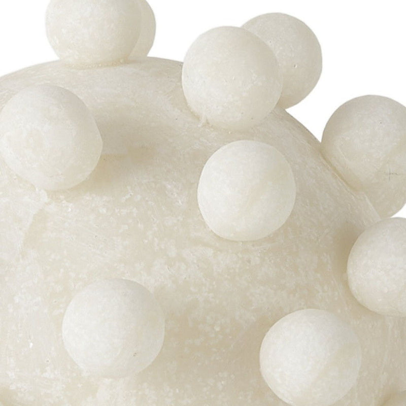 Knobby Nubs Orb Tabletop Sculpture (392545) - Ivory