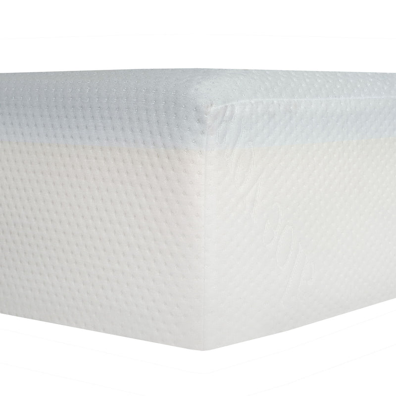 6" Firm Gel Memory Foam Mattress With Cooling Technology - White - Full