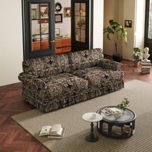 Load image into Gallery viewer, Luxuriously Comfortable Cloud Couch Sofa With Elegant Rolled Arms &amp; Pleated Skirt Design

