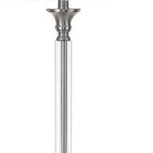 Load image into Gallery viewer, 60" Traditional Shaped Floor Lamp With White Square Shade - Nickel
