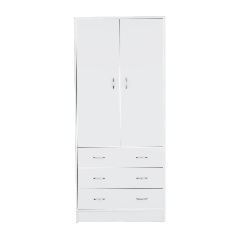 Wood Corner Accent Chest (732031) - White