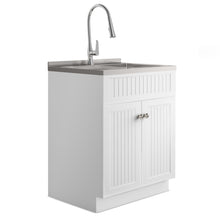 Load image into Gallery viewer, Beckham - Laundry Cabinet &amp; Faucet And Stainless Steel Sink
