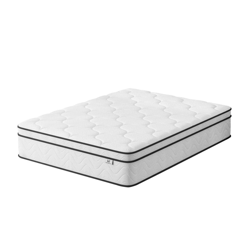 Gel Memory Foam Medium Chevron Hybrid Mattress (751387) - King