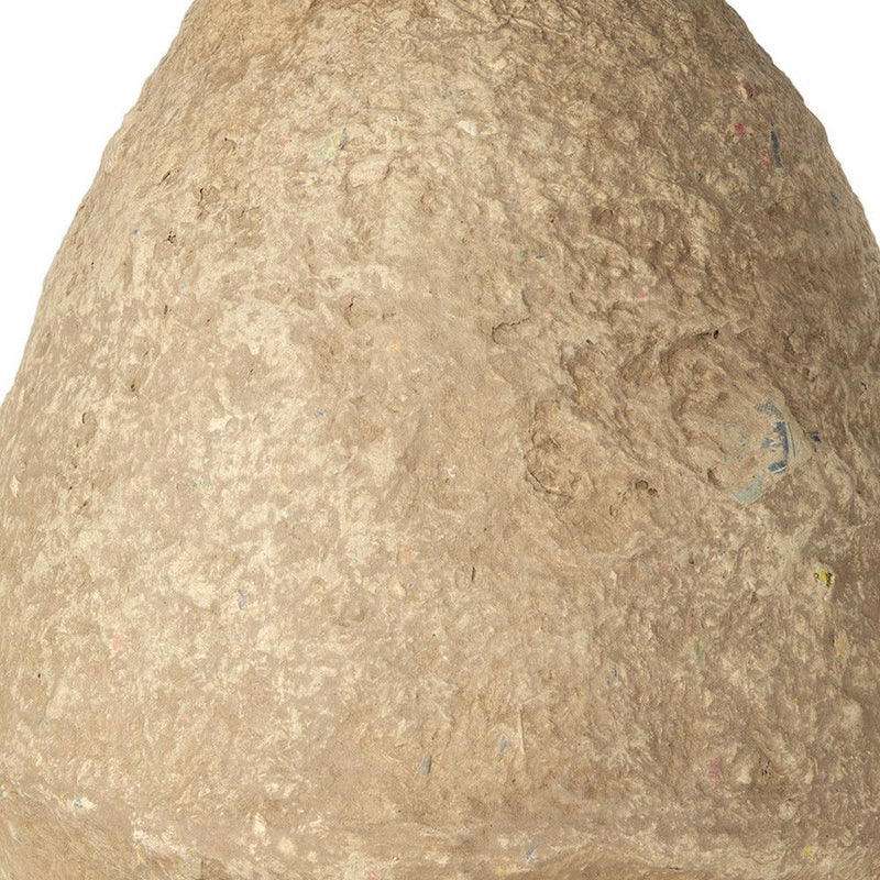 Mache Cylinder Table Vase - Beige