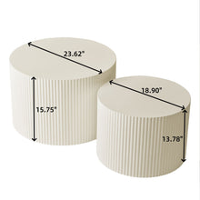 Load image into Gallery viewer, Wave Stripe Nesting Coffee Table (Set of 2)
