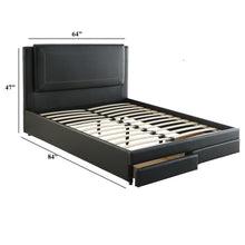 Load image into Gallery viewer, Modern Bed With Storage Drawers

