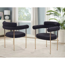 Load image into Gallery viewer, Upholstered Accent Dining Chairs With Armrests (Set of 2)
