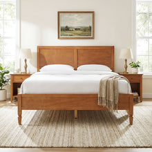 Load image into Gallery viewer, Classic Platform Bed Frame With Panel Headboard
