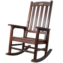 Load image into Gallery viewer, Oversized Porch Rocker Chair With Wide Seat And Tall Backrest
