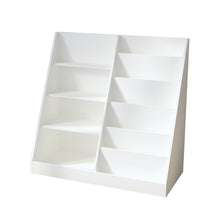 Load image into Gallery viewer, Bookshelf And Toy Storage Organizer, 4 Tier Bookcase With Display Stand For Playroom
