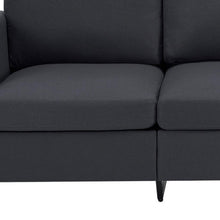 Load image into Gallery viewer, Linen Sofa - Dark Gray
