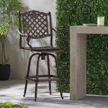 Load image into Gallery viewer, Cast Aluminum Bar Stool - Copper
