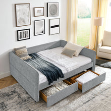 Load image into Gallery viewer, Upholstered Daybed &amp; 2 Drawers
