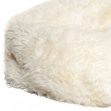 Load image into Gallery viewer, Short-Hair Sheepskin Bean Bag - White
