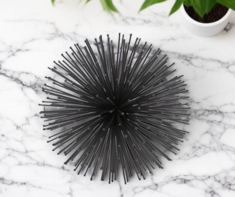 Decorative Orb Tabletop Sculpture (480036) - Black