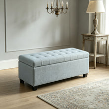 Load image into Gallery viewer, Storage Ottoman Bench With Safety Hinges
