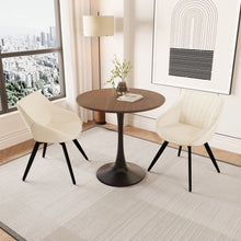 Load image into Gallery viewer, Round Dining Table Set With Tulip Design And 2 Chairs
