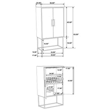Load image into Gallery viewer, Washoe - 2 Door Bar Cabinet - Walnut
