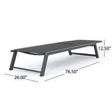 Load image into Gallery viewer, Myers - Modern Chaise Lounge Set With Adjustable Mesh Back

