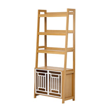 Load image into Gallery viewer, Modern Furniture Style 2 In 1 Pet Friendly Dog Crate Ladder Bookcase - Ancient Oak
