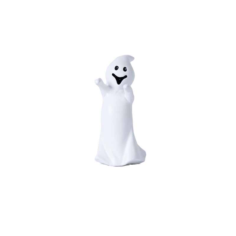 Poly Halloween Ghost Figurines (Set of 3) - White