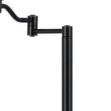 Load image into Gallery viewer, 60" Swing Arm Floor Lamp With Beige Empire Shade - Bronze
