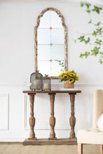 Load image into Gallery viewer, Large &amp; Framed Wall Mirror, Arched Mirror With Decorative Window Look For Living Room - Cream
