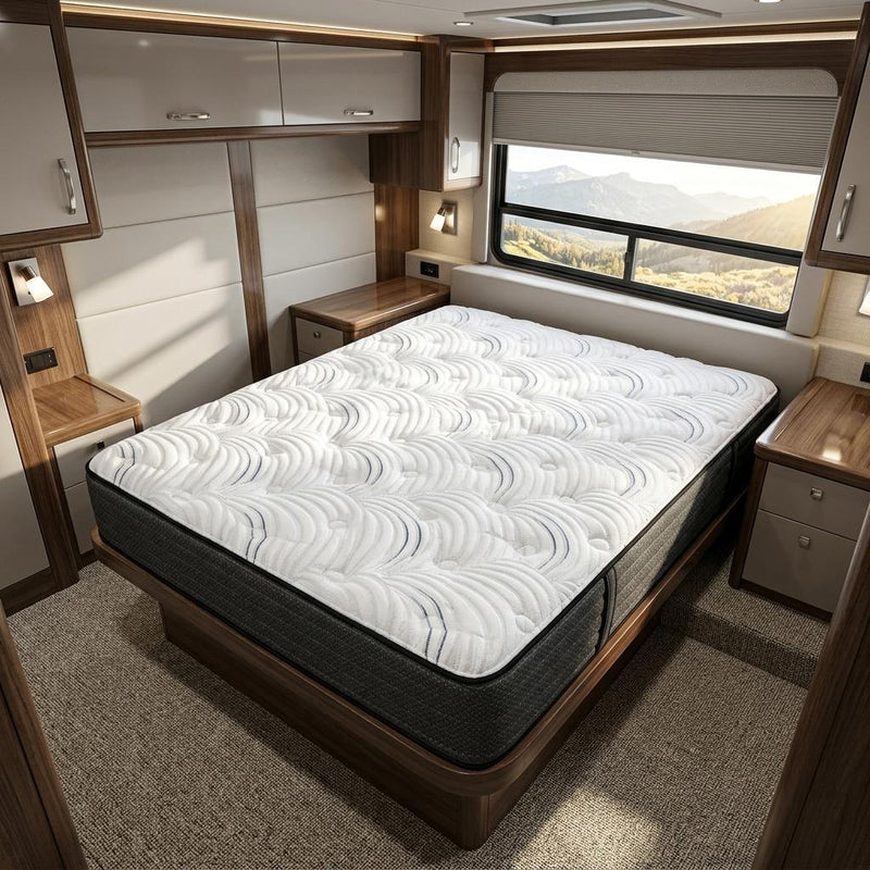 Foam Medium Hybrid Mattress - Short Queen