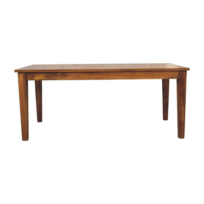 Solid Wood Dining Table (740901) - Brown