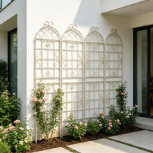 Load image into Gallery viewer, Metal Garden Rustproof Trellis For Climbing Plants Outdoor Flower Support
