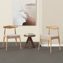 Load image into Gallery viewer, Elegant Dining Chairs With Ergonomic Backrest &amp; Comfort Cushions (Set of 2)
