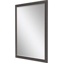 Load image into Gallery viewer, 43" Solid Wood Framed Accent Mirror - Dark Brown
