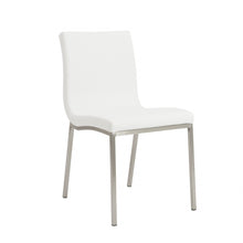 Load image into Gallery viewer, Minimalist Faux Leather Chairs (Set of 2) - White
