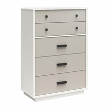 Load image into Gallery viewer, Valencia - 5 Drawer Dresser - White / Gray
