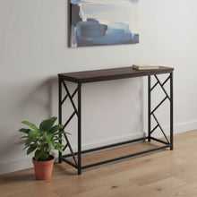Load image into Gallery viewer, 44" Frame Console Table - Brown And Black
