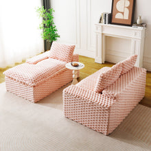 Load image into Gallery viewer, Modular Sofa, Convertible Twin Seat With Chaise Lounge
