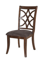 Load image into Gallery viewer, Upholstered Microfiber Dining Side Chairs (Set of 2) - Brown
